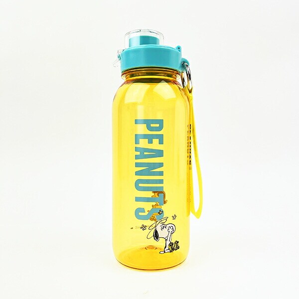 スヌーピー ストラップ付きドリンクホルダー(L) オレンジ ランチ 水筒 SNOOPY