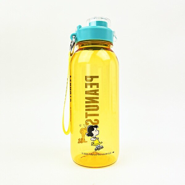 スヌーピー ストラップ付きドリンクホルダー(L) オレンジ ランチ 水筒 SNOOPY