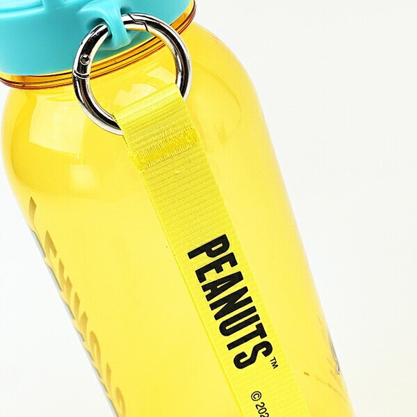 スヌーピー ストラップ付きドリンクホルダー(L) オレンジ ランチ 水筒 SNOOPY