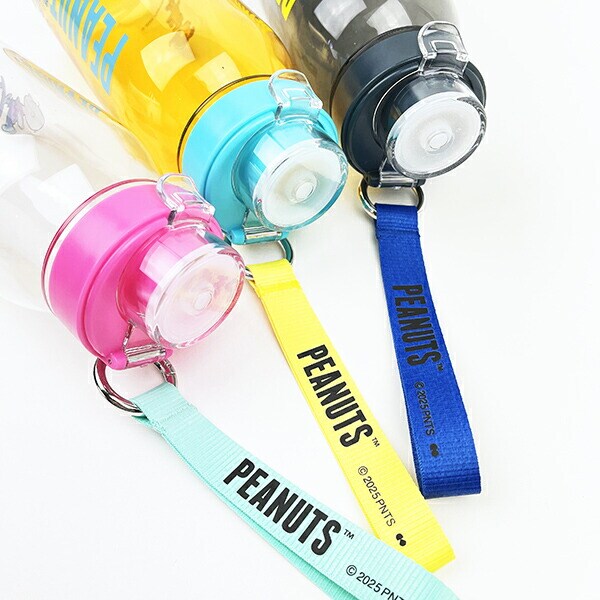 スヌーピー ストラップ付きドリンクホルダー(L) オレンジ ランチ 水筒 SNOOPY