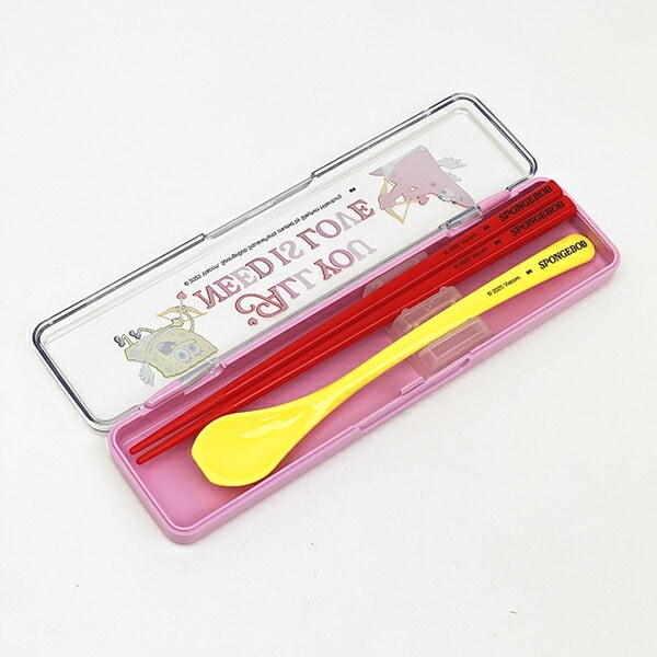 スポンジボブ 箸＆スプーンセット ランチ