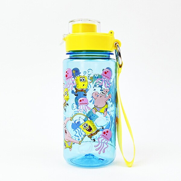 スポンジボブ ドリンクボトル(M) (ブルー) 水筒 ランチ