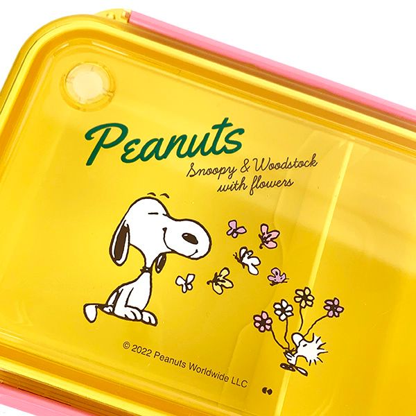 スヌーピー ランチボックス オレンジ ランチ 学校 オフィス