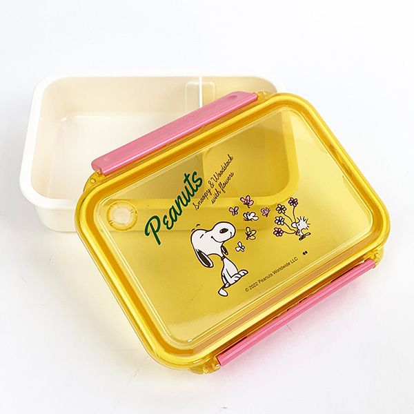 スヌーピー ランチボックス オレンジ ランチ 学校 オフィス