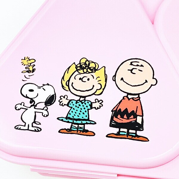 スヌーピー おにぎりランチボックス BE HAPPY ピンク SNOOPY