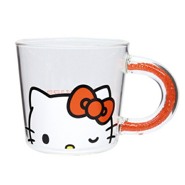 サンリオ ハローキティ ビーズインハンドルマグカップ コップ Sanrio