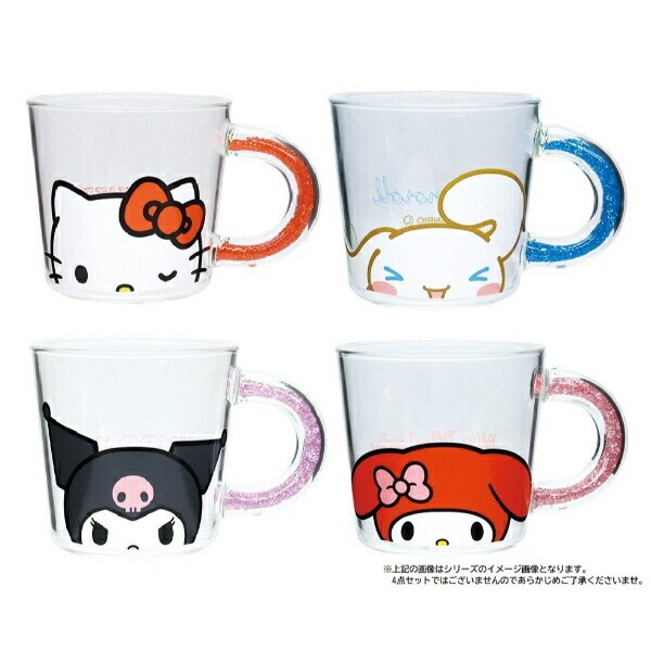サンリオ ハローキティ ビーズインハンドルマグカップ コップ Sanrio