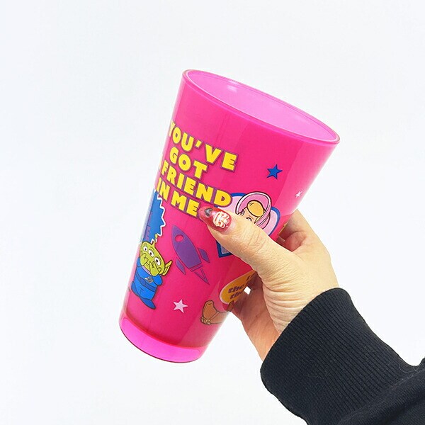 ディズニー トイストーリー  アクリルタンブラー(L) コップ (ピンク) Disney