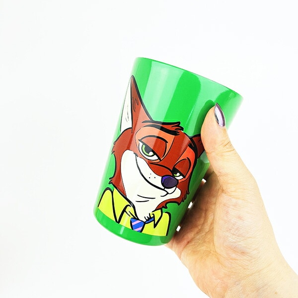 ディズニー ズートピア ニック ステンレスタンブラー(M) グリーン コップ Disney