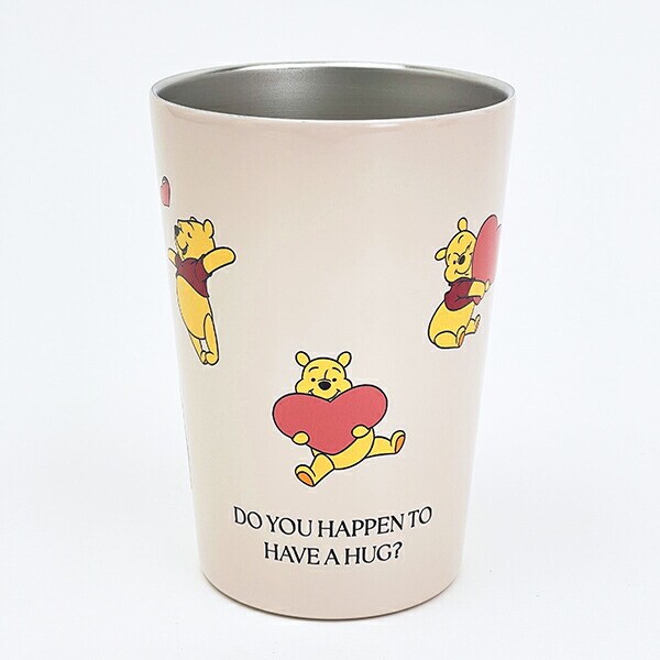 ディズニー くまのプーさん ステンレスタンブラー アイボリー ランチ コップ Disney