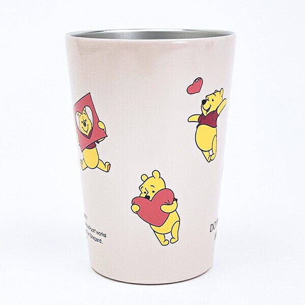 ディズニー くまのプーさん ステンレスタンブラー アイボリー ランチ コップ Disney