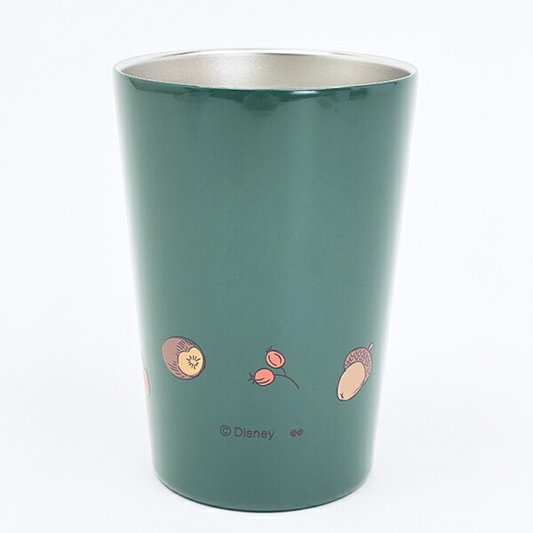 ディズニー チップとデール ステンレスタンブラー グリーン ランチ コップ Disney