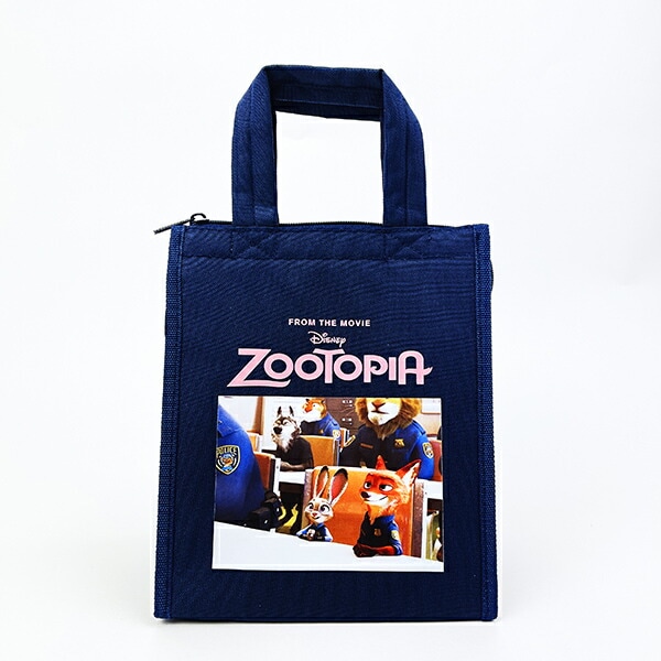 ディズニー ズートピア ランチバッグスクエア(M) ネイビー Disney