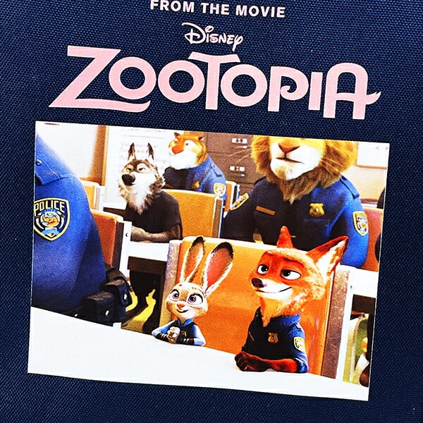 ディズニー ズートピア ランチバッグスクエア(M) ネイビー Disney