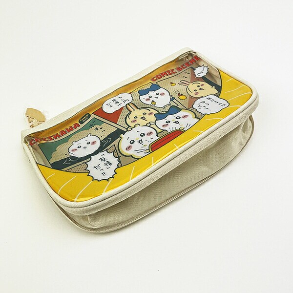 ちいかわ ペンケースクリアフラット お宝 文具