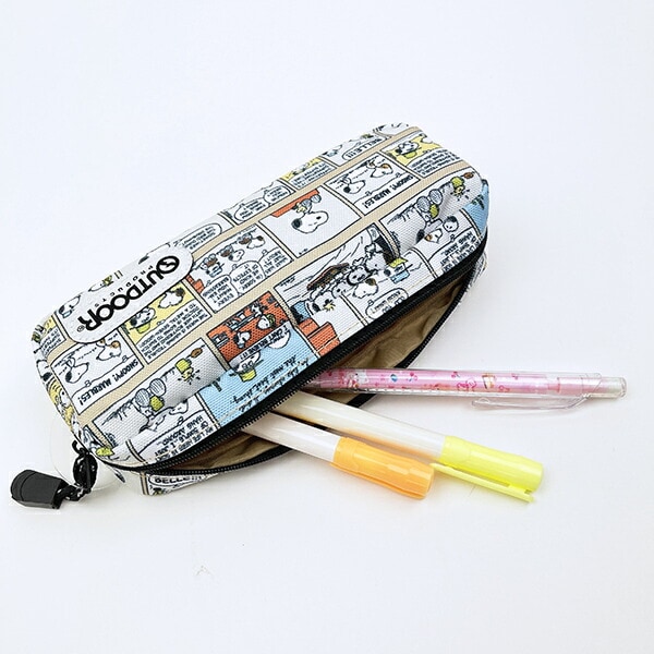スヌーピー コミック ペンケース OUTDOOR PRODUCTS ポーチ SNOOPY