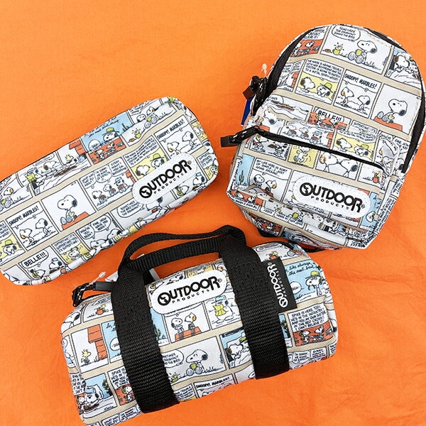 スヌーピー コミック ペンケース OUTDOOR PRODUCTS ポーチ SNOOPY
