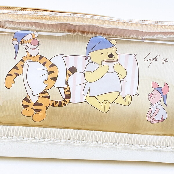 ディズニー くまのプーさん Wファスナーペンケース 文具 スクール  Disney