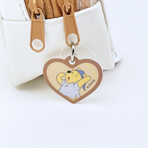 ディズニー くまのプーさん Wファスナーペンケース 文具 スクール  Disney
