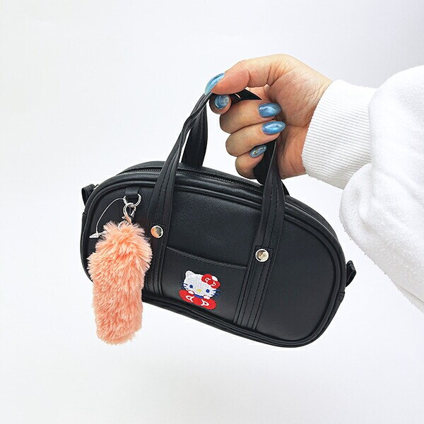 サンリオ ハローキティ スクバ風ペンケース 文具 ブラック sanrio