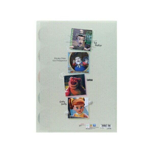 ディズニー トイストーリー 30th ダイカットクリアファイル5P シーン 文具 日本製 Disney