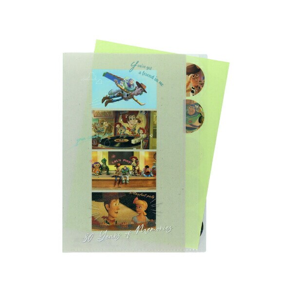 ディズニー トイストーリー 30th ダイカットクリアファイル5P シーン 文具 日本製 Disney