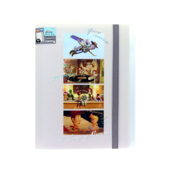 ディズニー トイストーリー 30th ゴムバンド付クリアファイル5P+F シーン 文具 Disney