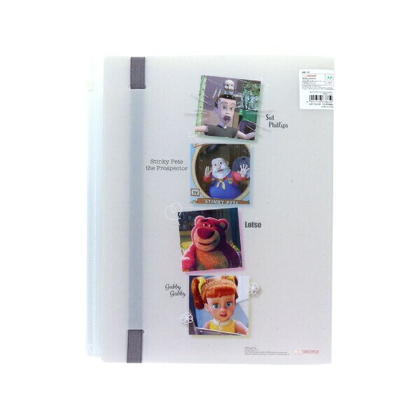 ディズニー トイストーリー 30th ゴムバンド付クリアファイル5P+F シーン 文具 Disney