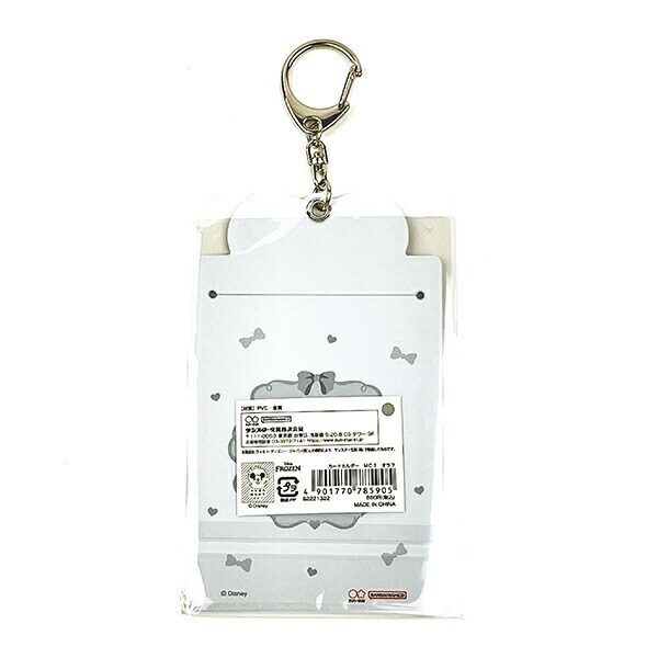 ディズニー オラフ カードホルダー キーホルダー ホワイト 推し活 Disney
