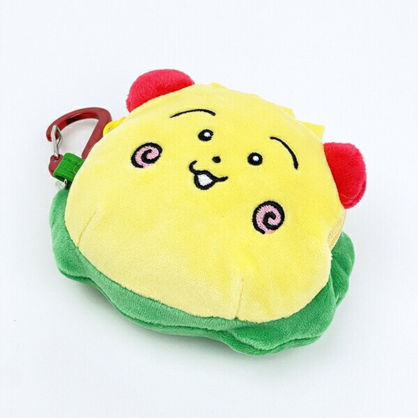 コジコジ カラビナ付きふわミニポーチ にっこり