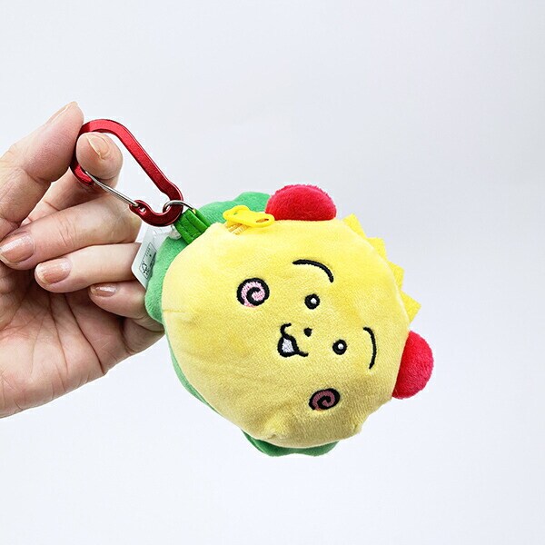 コジコジ カラビナ付きふわミニポーチ にっこり