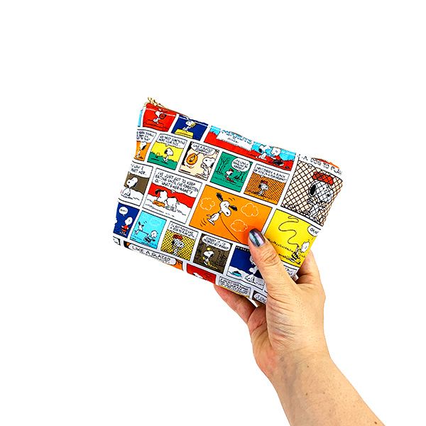 スヌーピー SNOOPY レピア織ポーチ (スヌーピー) PEANUTS ベージュ 小物入れ