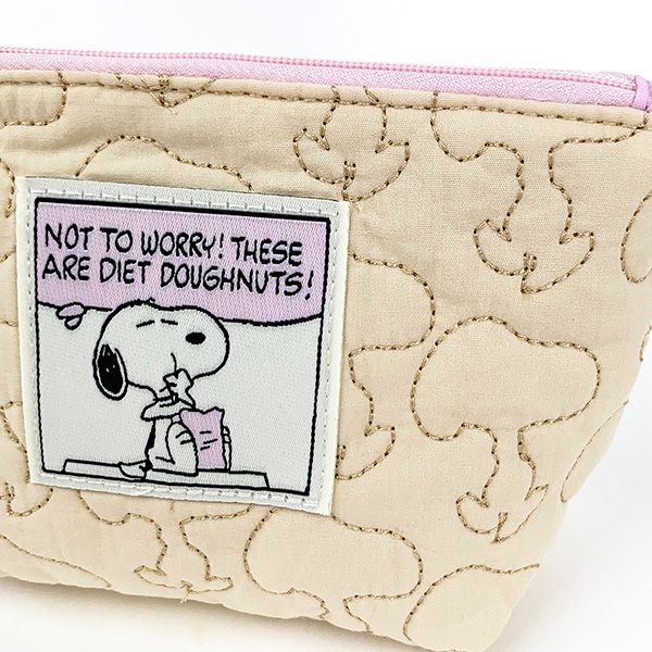 スヌーピー SNOOPY お菓子ポーチ (スヌーピー) PEANUTS ピンク 小物入れ