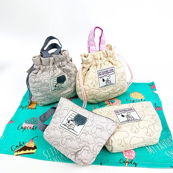 スヌーピー SNOOPY お菓子ポーチ (スヌーピー) PEANUTS ピンク 小物入れ