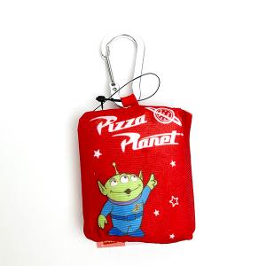 ディズニー トイストーリー カラビナ付エコバッグ レッド マイバッグ Disney
