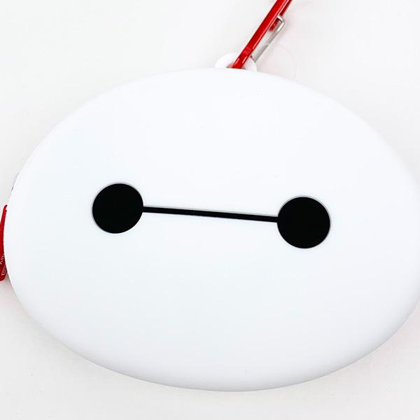 ディズニー ベイマック スカラビナ付シリコンポーチ コインケース 小物入れ キーホルダー