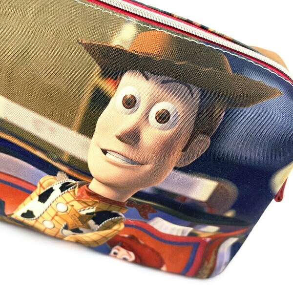 ディズニー ピクサー PIXER 映画シーンポーチ トイ・ストーリー Ａ柄 レッド