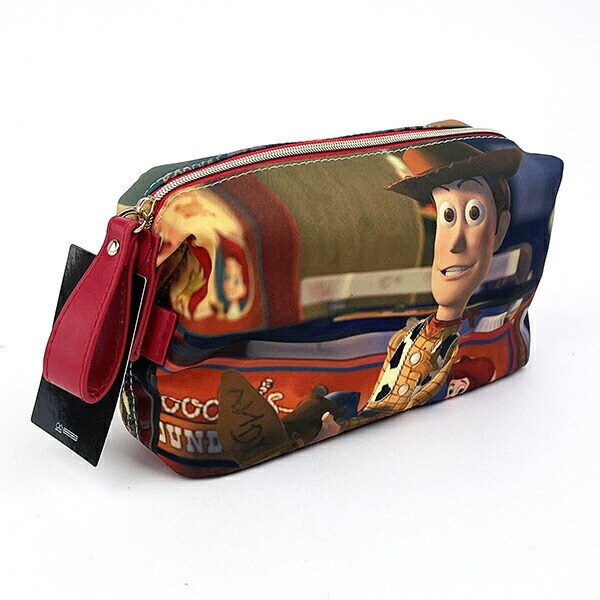 ディズニー ピクサー PIXER 映画シーンポーチ トイ・ストーリー Ａ柄 レッド