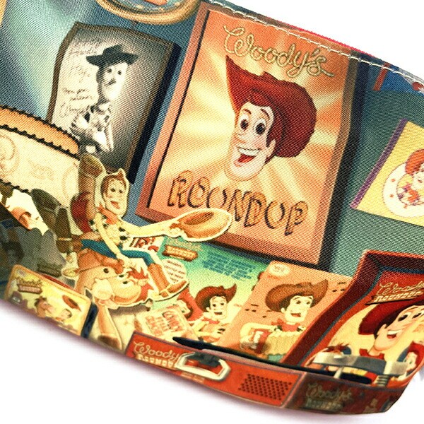 ディズニー ピクサー PIXER 映画シーンポーチ トイ・ストーリー Ａ柄 レッド