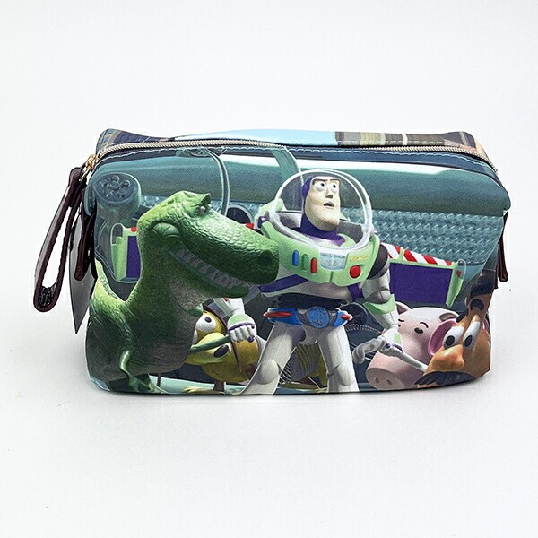 ディズニー ピクサー PIXER 映画シーンポーチ トイ・ストーリー C柄 ブラウン