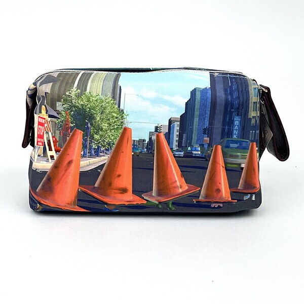 ディズニー ピクサー PIXER 映画シーンポーチ トイ・ストーリー C柄 ブラウン