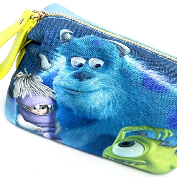 ディズニー ピクサー PIXER 映画シーンポーチ モンスターズ・インク A柄  グリーン