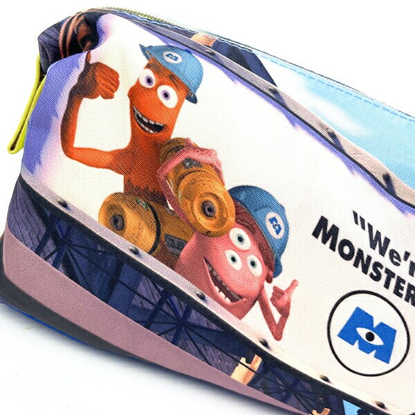 ディズニー ピクサー PIXER 映画シーンポーチ モンスターズ・インク A柄  グリーン