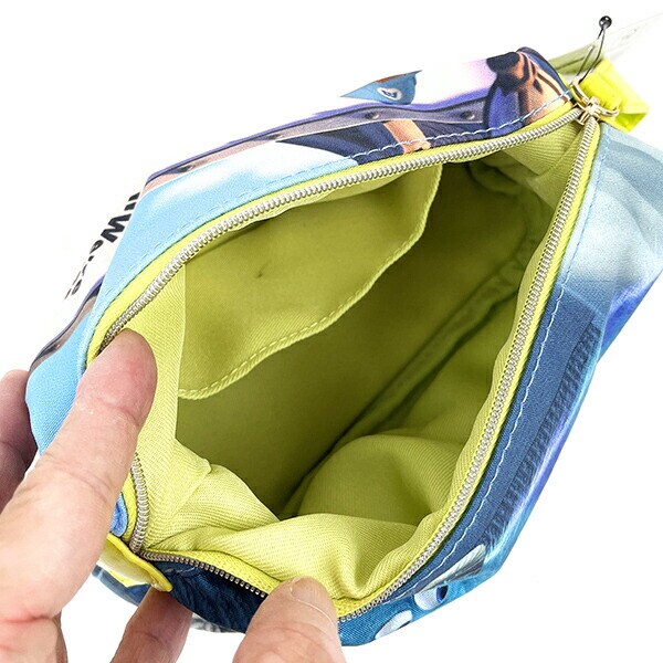 ディズニー ピクサー PIXER 映画シーンポーチ モンスターズ・インク A柄  グリーン