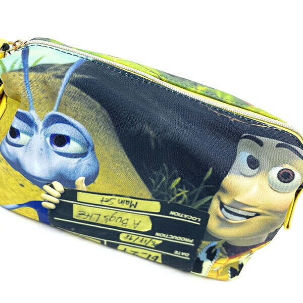 ディズニー ピクサー PIXER 映画シーンポーチ バグズ・ライフ  イエロー