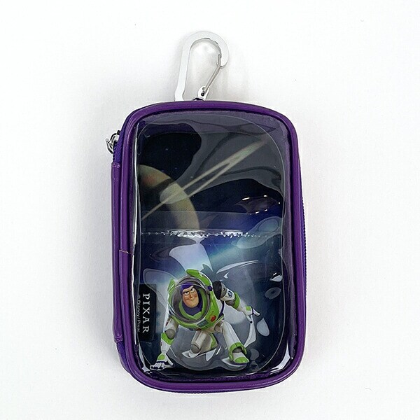 ディズニー ピクサー PIXER トイ・ストーリー C柄 キャリーポーチ パープル