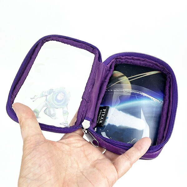 ディズニー ピクサー PIXER トイ・ストーリー C柄 キャリーポーチ パープル