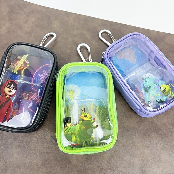 ディズニー ピクサー PIXER モンスターズ・インク キャリーポーチ パープル