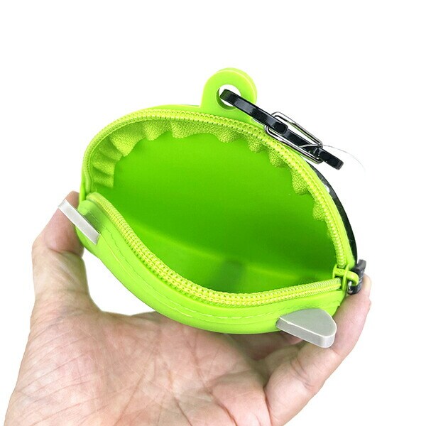 ディズニー ピクサー PIXER モンスターズ・インク カラビナ付シリコンポーチ マイク グリーン