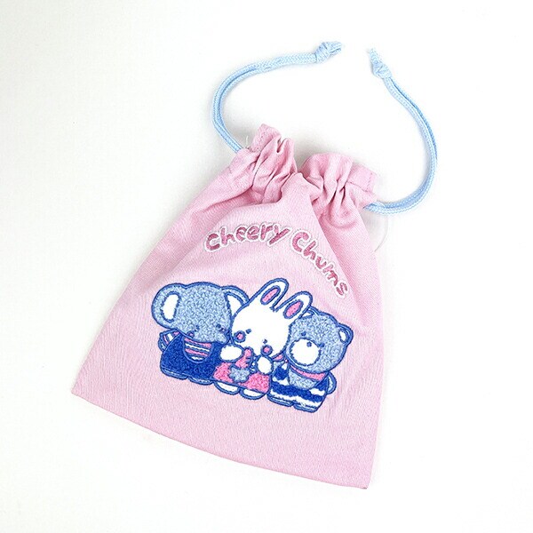 サンリオ チアリーチャム サガラ刺繍巾着 ポーチ Sanrio